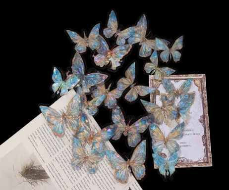 Iconic Cake Art Crystal Blue Butterfly Topper