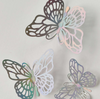 Iconic Cake Art Silver Butterfly Topper