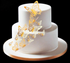 Iconic Cake Art Gold Butterfly Topper