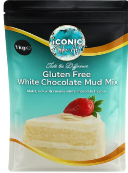 Bakels - Iconic Cake Art Gluten Free White Chocolate Mud Mix1kg