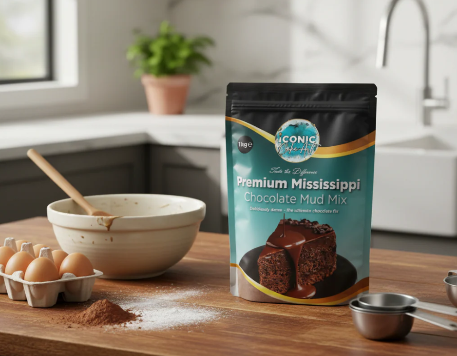 Bakels - Iconic Cake Art Mississippi Chocolate Mud Mix 1kg - Premium