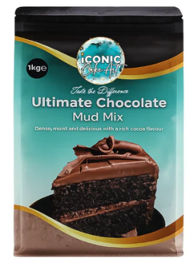 Bakels - Iconic Cake Art Ultimate Chocolate Mud Cake Mix 1kg