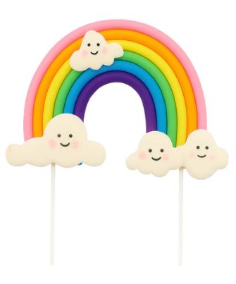 Iconic Cake Art Rainbow Cloud Topper Cake Toppers The Cooks Kitchen 