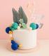 Iconic Cake Art Blue Ocean Cake Topper Set