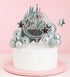 Iconic Cake Art Silver Disco Cake Topper Set Cake Toppers The Cooks Kitchen 