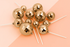 Iconic Cake Art Rose Gold Disco Ball Topper Set 12pc