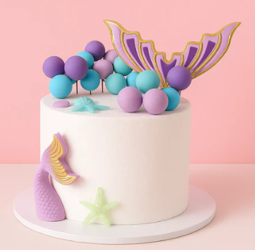 Iconic Cake Art Ocean Mermaid Topper Set