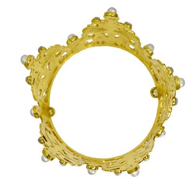 Iconic Cake Art Gold Crown Topper 7.5cm Cake Toppers The Cooks Kitchen 