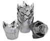 Iconic Cake Art 25pk Silver Foil Tulip Baking Cups