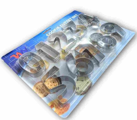 My Kitchen Addiction - Cookie Cutter Set - 0-9 Number Set