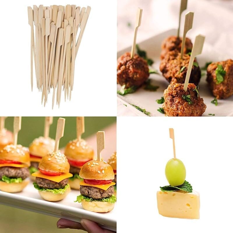 My Kitchen Addiction - 50pcs Bamboo Fruit Sticks Misc - Food Preparation The Cooks Kitchen 