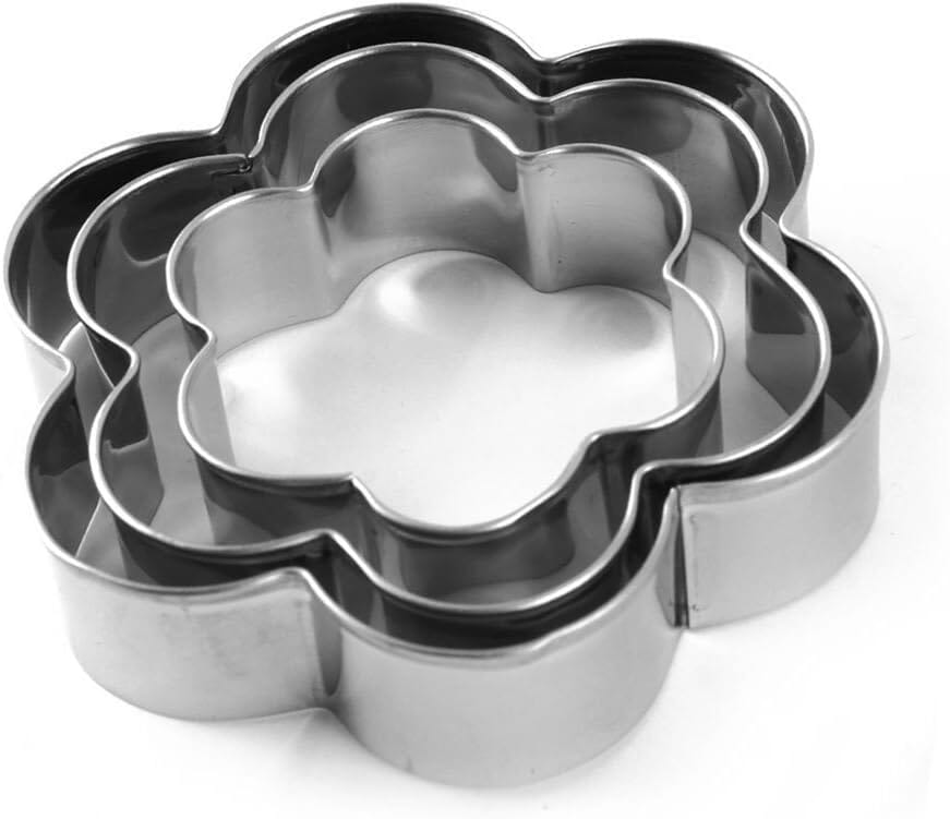 My Kitchen Addiction - Stainless Steel Cookie Cutters - Pack Of 12 Cookie Cutters & Plungers The Cooks Kitchen 