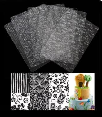 My Kitchen Addiction - Hawaiian Set Of 6 Texture Mats 15x25cm Embossers The Cooks Kitchen 