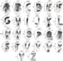 Swallowmark Stainless Steel Alphabet Cookie Cutters Fondant Cutters The Cooks Kitchen 