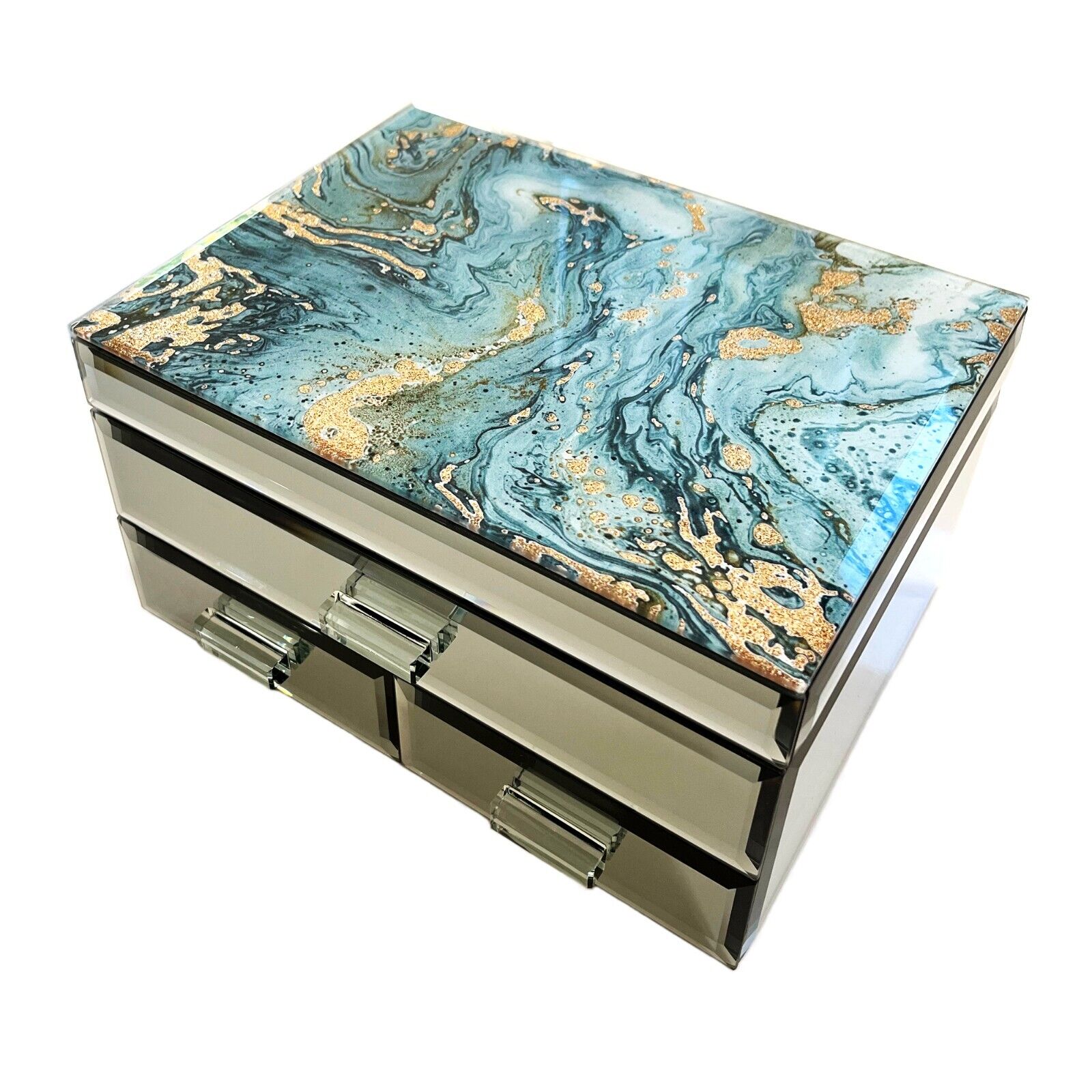 Aquatic Radiance Jumble Jewellery Box