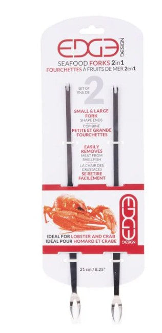 Edge Design Seafood Forks - Set Of 2
