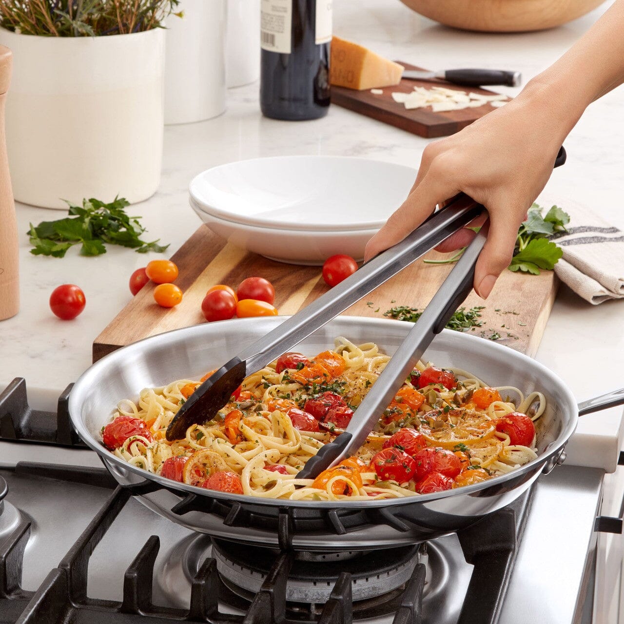 Oxo Good Grips Tongs With Nylon Heads - 12in/30cm Tongs The Cooks Kitchen Mandurah 