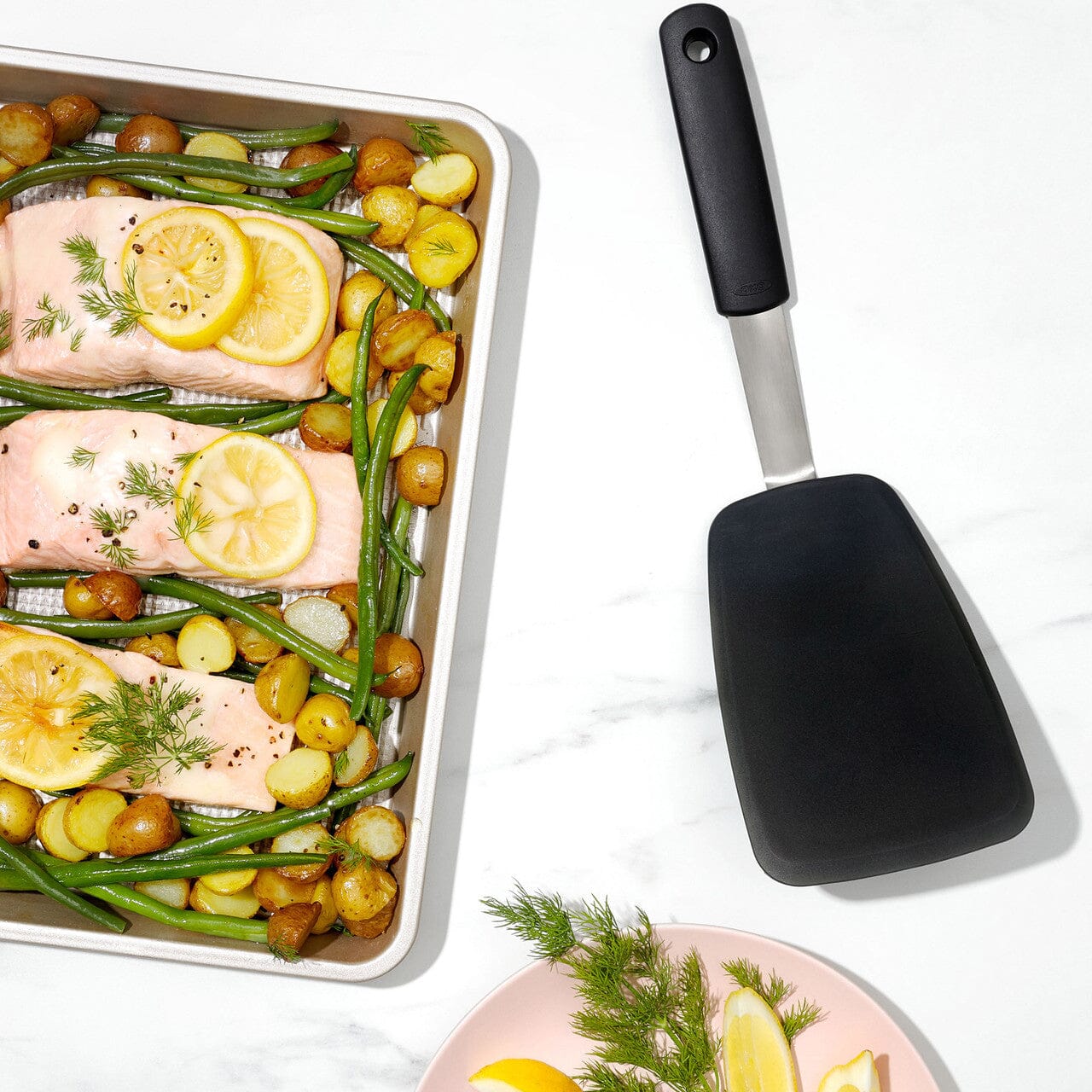 Oxo Good Grips Silicone Flexible Turner - Large Utensils The Cooks Kitchen Mandurah 