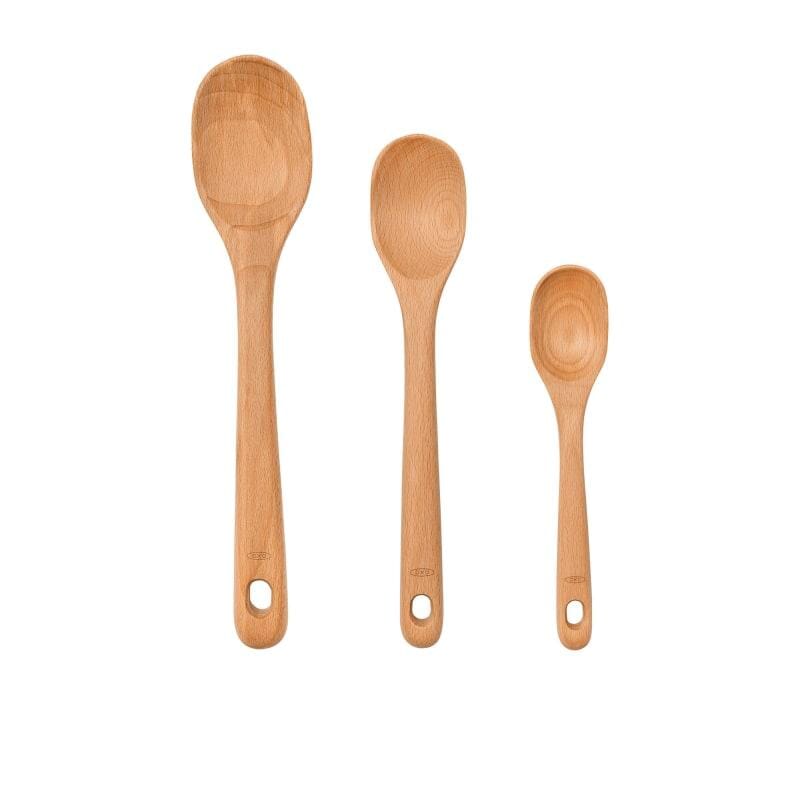 Oxo Good Grips 3-piece Wooden Spoon Set Utensils The Cooks Kitchen 