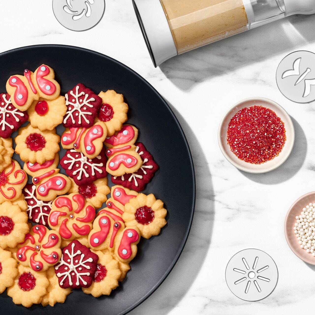 Oxo Good Grips 14-piece Cookie Press Set Bakeware Accessories The Cooks Kitchen Mandurah 