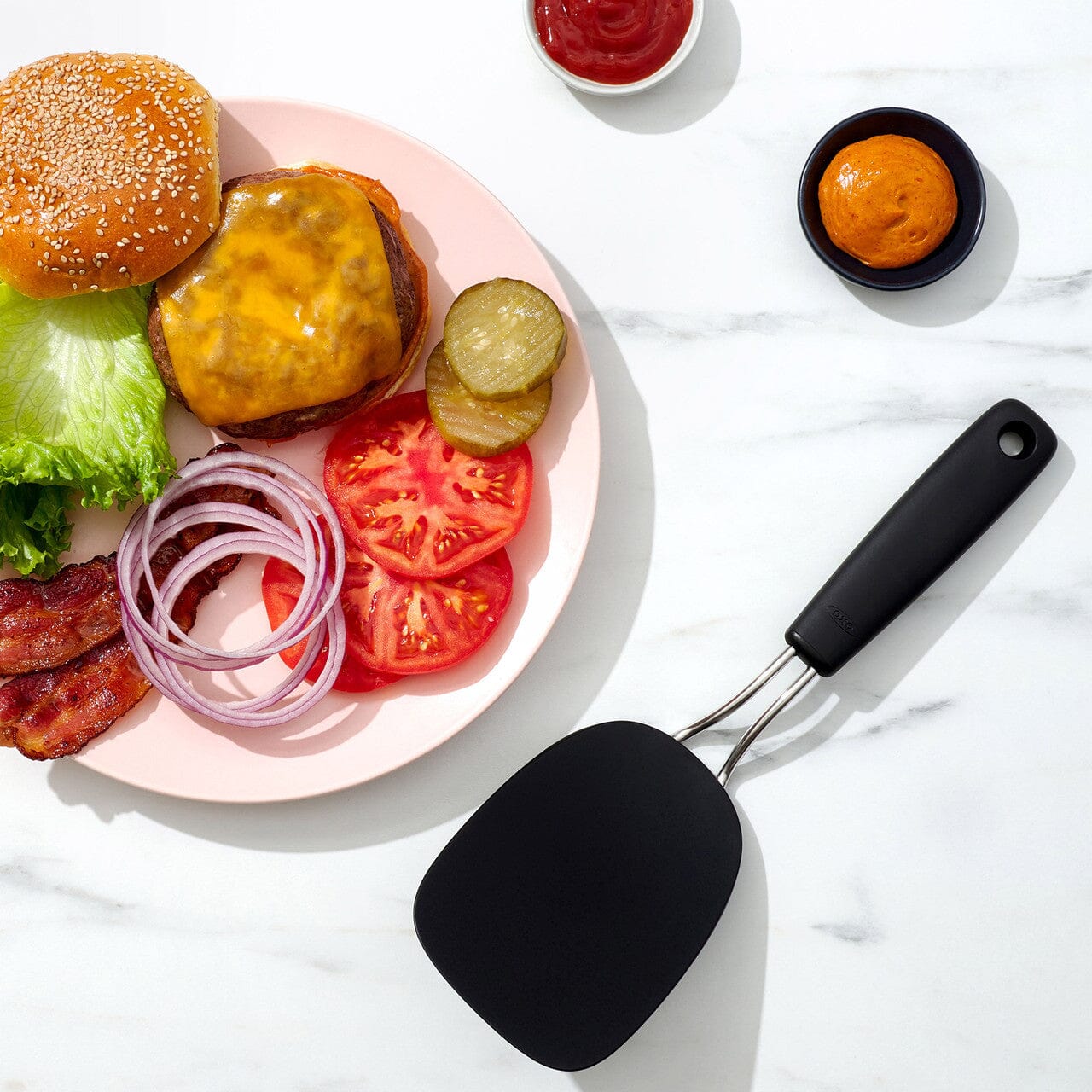 Oxo Good Grips Nylon Flexible Turner - Small Utensils The Cooks Kitchen Mandurah 