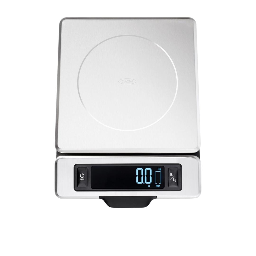 Oxo Good Grips Stainless Steel Food Scale With Pull-out Display, 18/8 Scales The Cooks Kitchen 