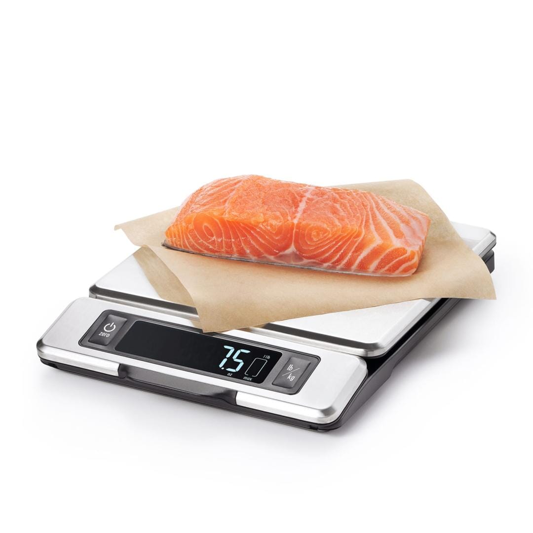 Oxo Good Grips Stainless Steel Food Scale With Pull-out Display, 18/8 Scales The Cooks Kitchen 