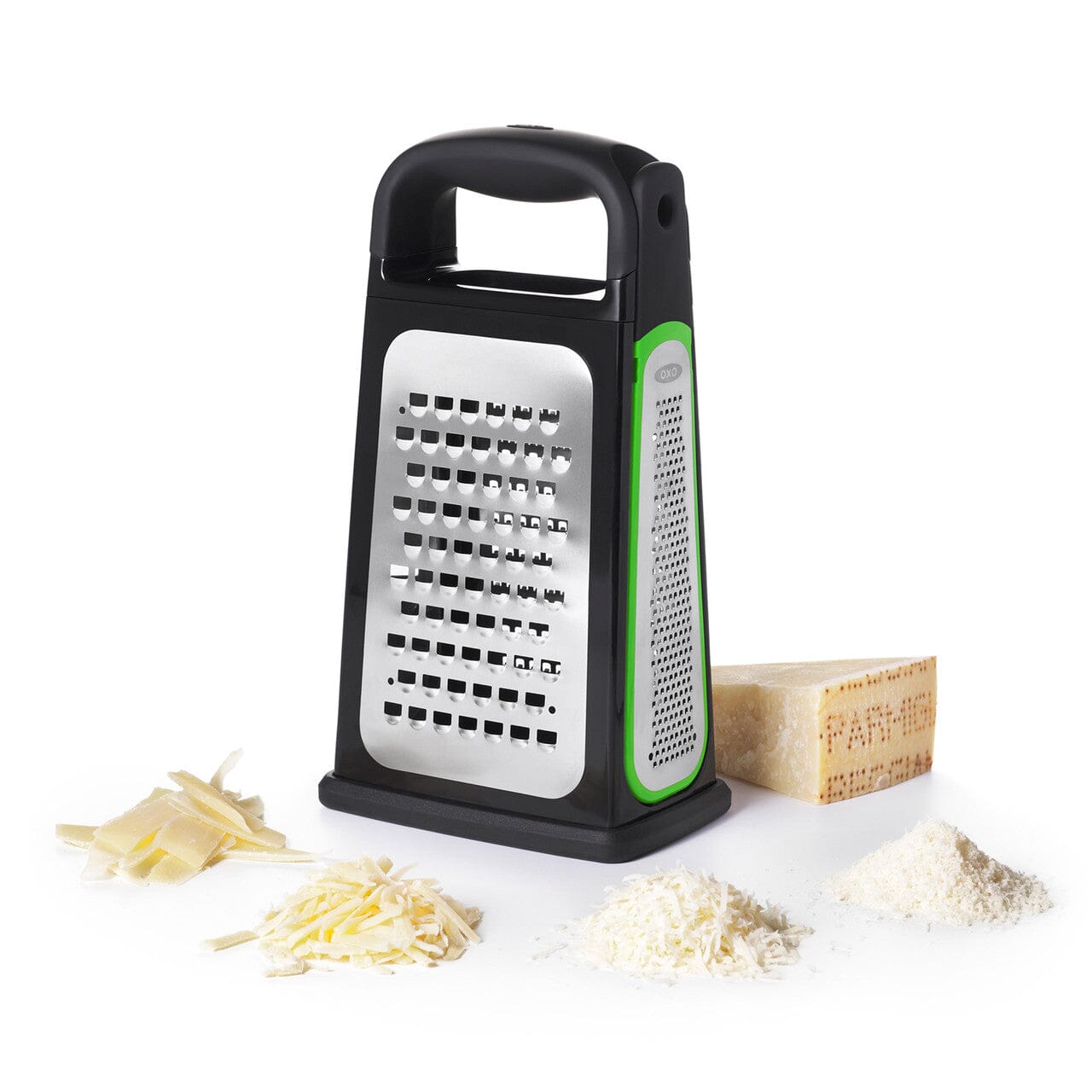 Oxo Good Grips Etched Box Grater With Removeable Zester Corers & Graters The Cooks Kitchen 