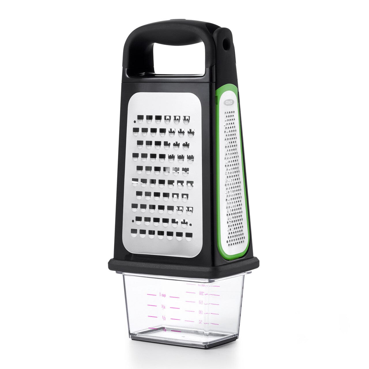 Oxo Good Grips Etched Box Grater With Removeable Zester Corers & Graters The Cooks Kitchen 