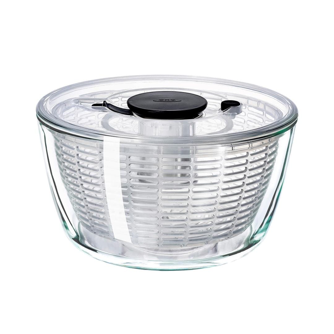 Oxo Good Grips Glass Bowl Salad Spinner Salad Spinners & Preservers The Cooks Kitchen 