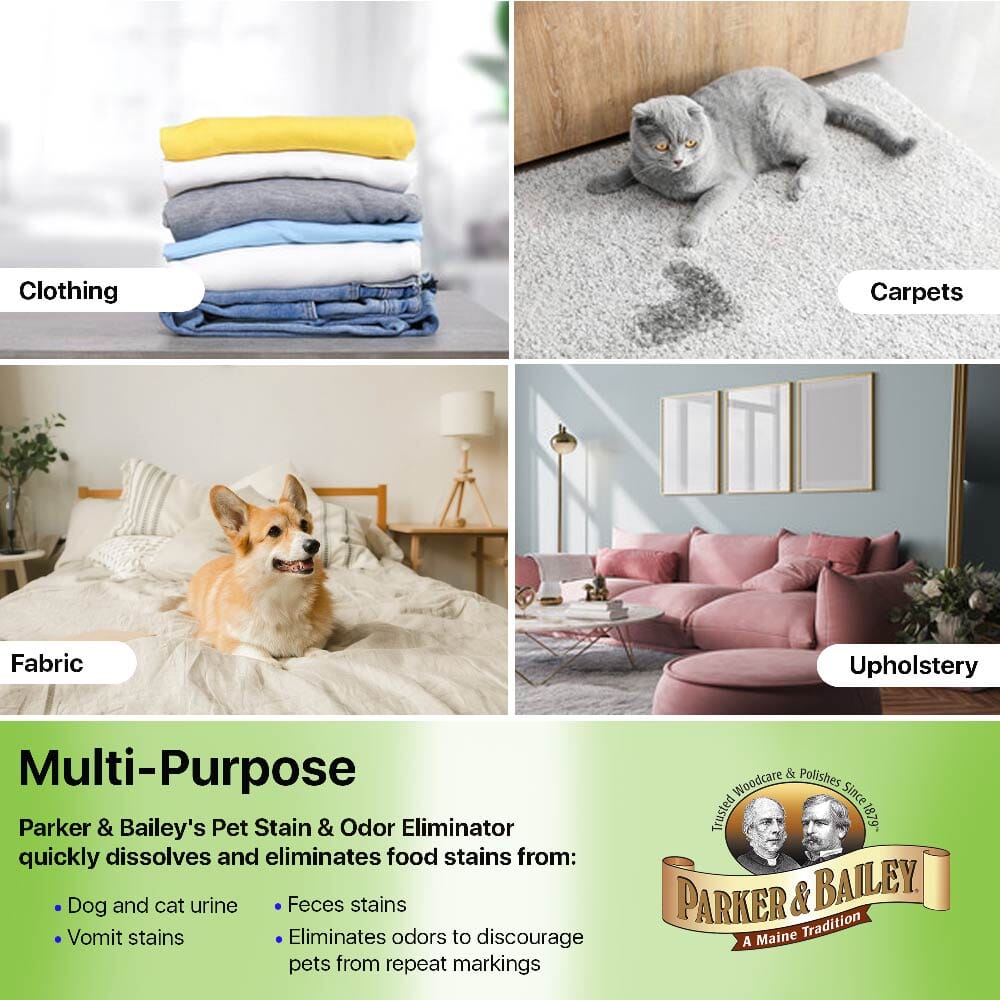 Parker & Bailey Pet Stain & Odour Eliminator Cleaning Products The Cooks Kitchen 