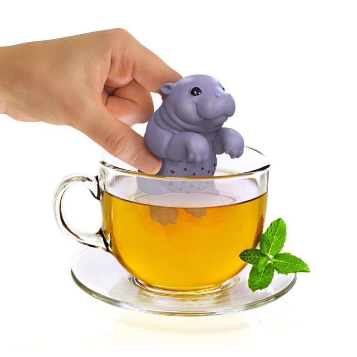 Fred Sipopotamus Hippo Tea Infuser Multi-coloured 4x4x12cm Teapots & Infusers The Cooks Kitchen 