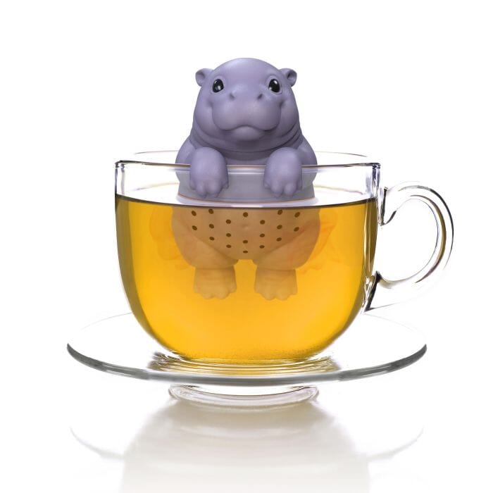 Fred Sipopotamus Hippo Tea Infuser Multi-coloured 4x4x12cm Teapots & Infusers The Cooks Kitchen 