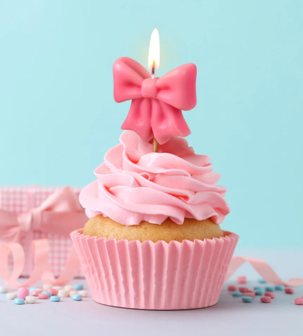 Fred Wrap Party Birthday Candles - 5pcs Set Pink