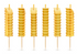Fred Hot And Crispy Birthday Candles - 6pc Set 