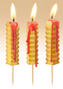 Fred Hot And Crispy Birthday Candles - 6pc Set 