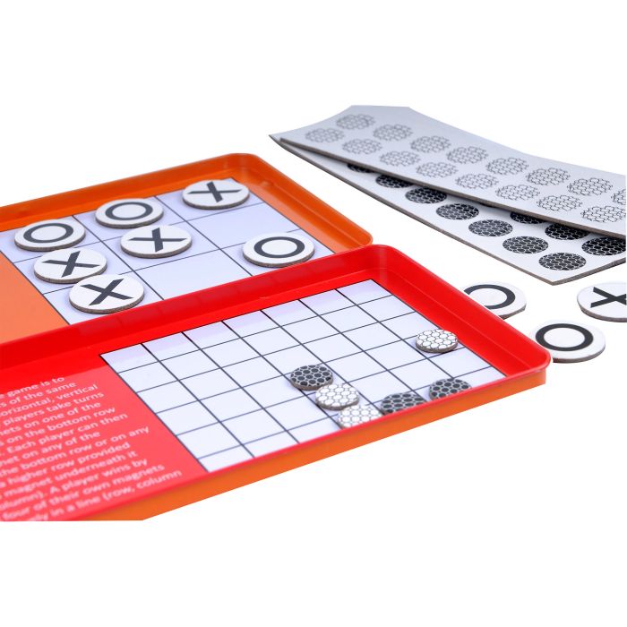 The Purple Cow  Board Games  - Four-in-a-row & Tic Tac Toe Travel Game