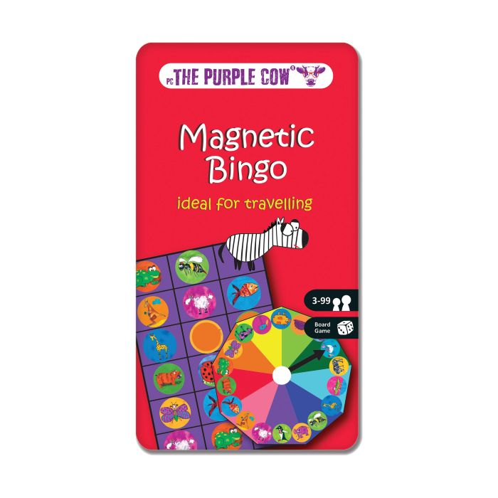 The Purple Cow Magnetic Animal Bingo Game 