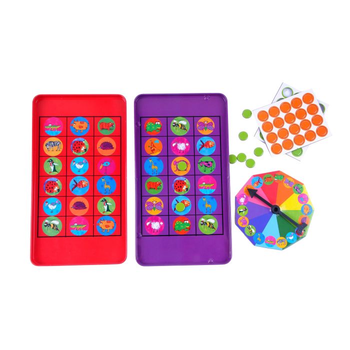 The Purple Cow Magnetic Animal Bingo Game 