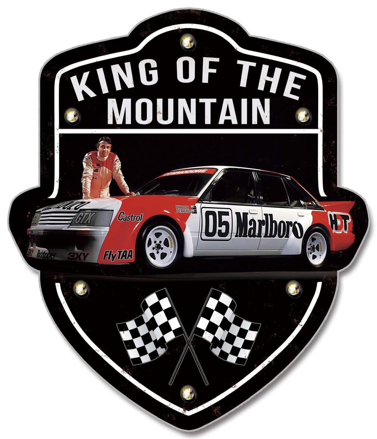 King Of The Mountain Light Up Shield Barware Accessories The Cooks Kitchen 