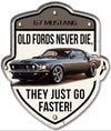 Ford 67 Mustang Light Up Shield