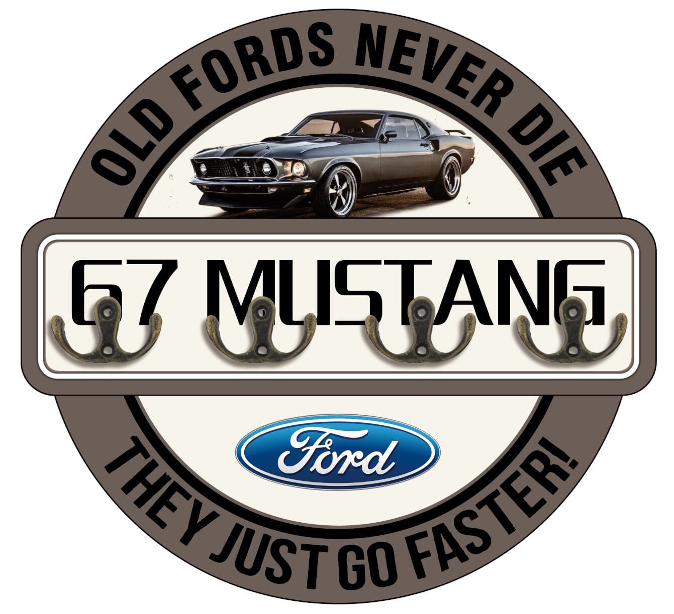Ford 67 Mustang Key Holder Barware Accessories The Cooks Kitchen 