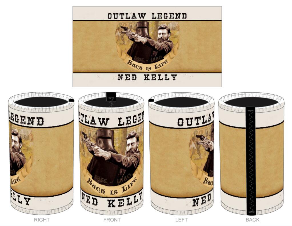 Ned Kelly #4 Can Cooler
