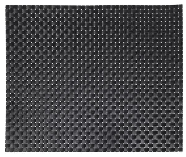 Icon Chef Plate Mat - Black Basket Weave Placemats The Cooks Kitchen 