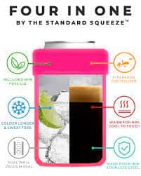 The Standard Squeeze - 4in1 Pink Barware Accessories The Cooks Kitchen 