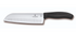 Victorinox Fluted Wide Blade Santoku Knife 17cm Black
