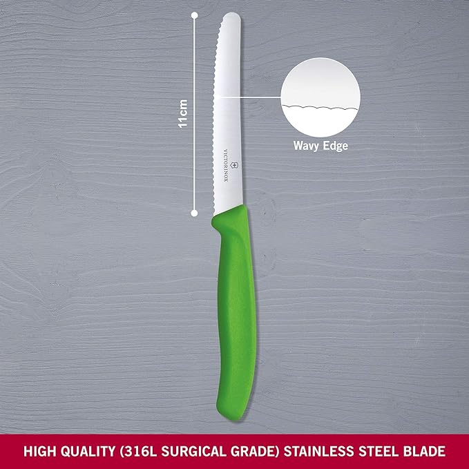 Victorinox Swiss Classic Tomato And Table Knife - Green