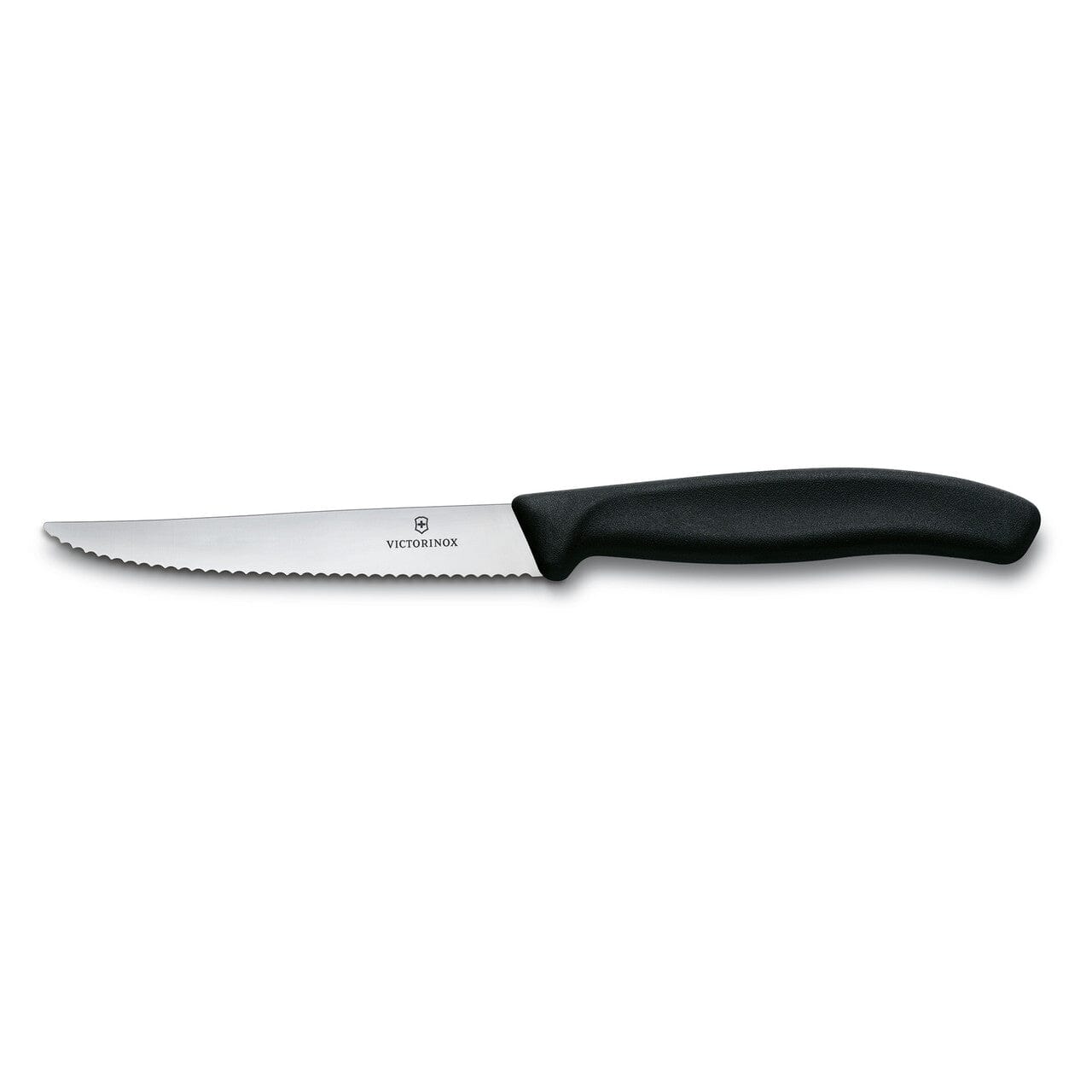 Victorinox Spear Point Blade, Steak Serrated With Handle Knife, Black Utility The Cooks Kitchen 