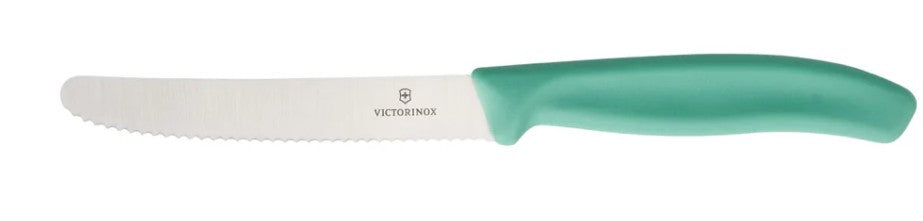 Victorinox Steak & Tomato Knife, Wavy Edge 11cm - Forest Fantasy