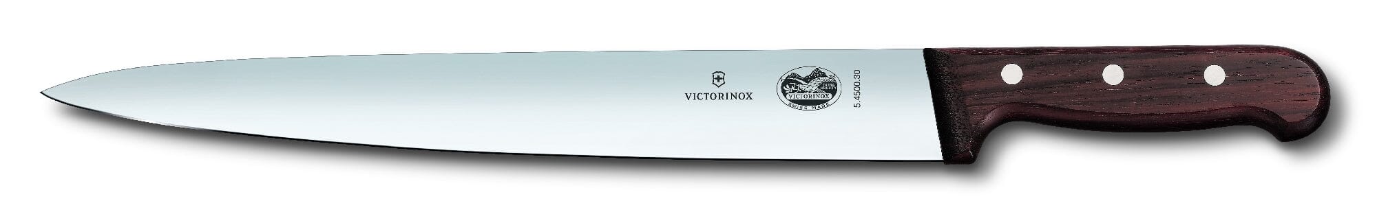 Victorinox Slicing 30cm Pointed Wide Rosewood Carvers - Cleavers & Slicers The Cooks Kitchen Mandurah 
